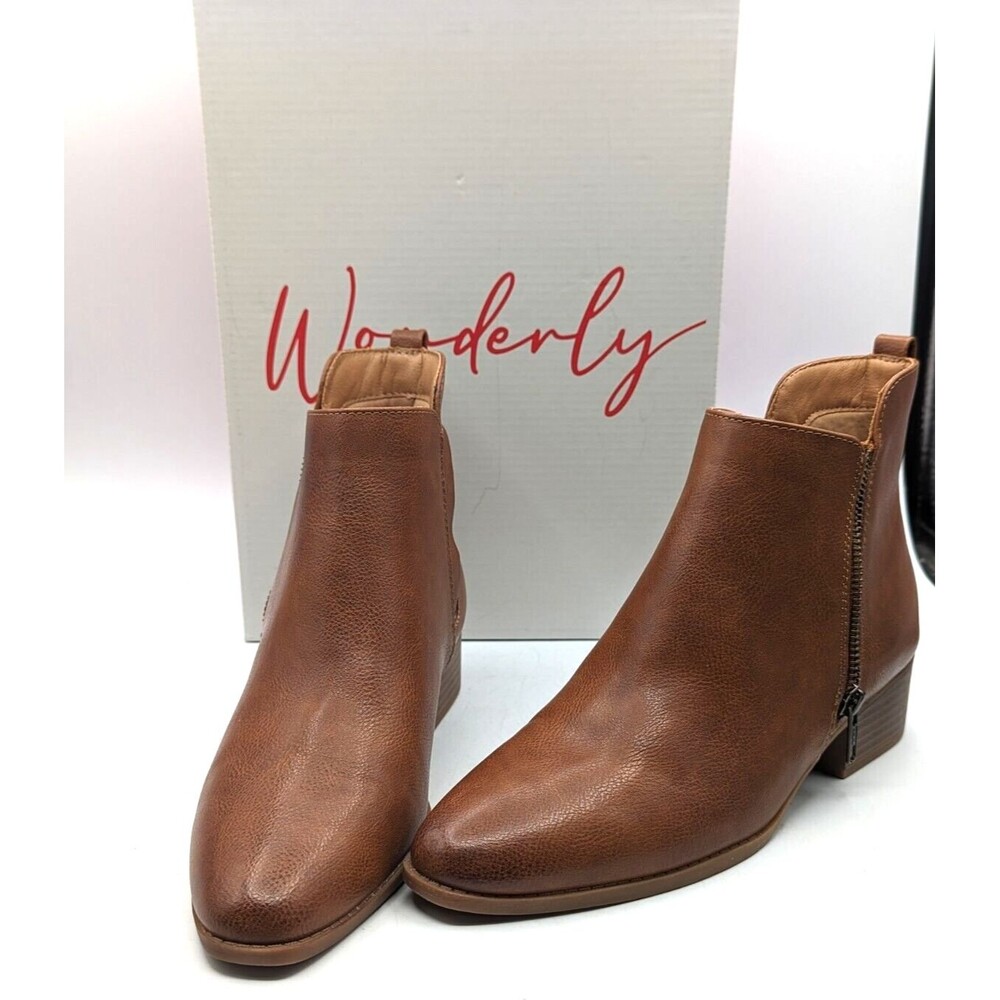 Wonderly Ladies Ankle Boots (Missy) Booties Coco  Size 8 M - Picture 2 of 11